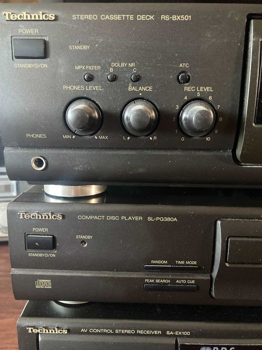 Technics Sa-ex100 Sl-pg380a Rs-bx501