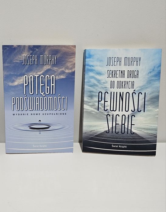 Kiążeki Joseph Murphy - Potęga Podświadomości / Sekretna droga do odkrycia pewności siebie. Jak nowe!