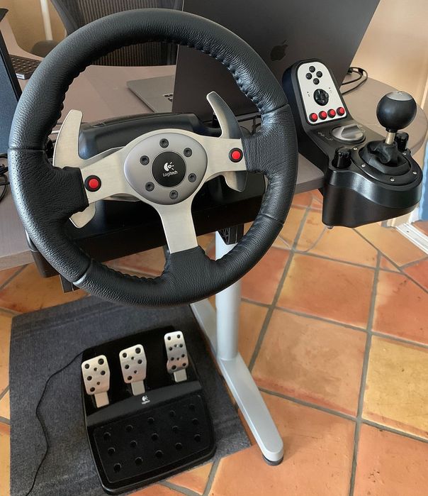 Logitech G27 volante e pedais simracing playseat gaming simulação jogo  Guarda • OLX Portugal