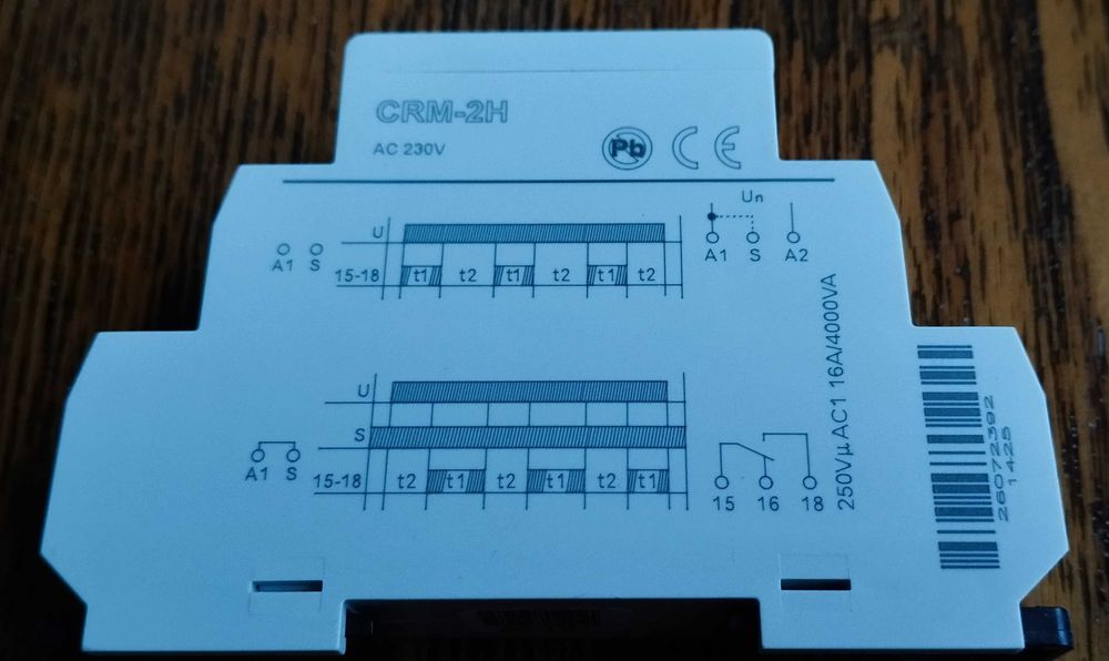 Реле часу циклічне CRM-2H/230V, ELKOep