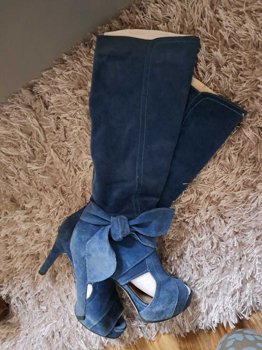 Kozaki letnie Prima Moda/peep-toe. R.35