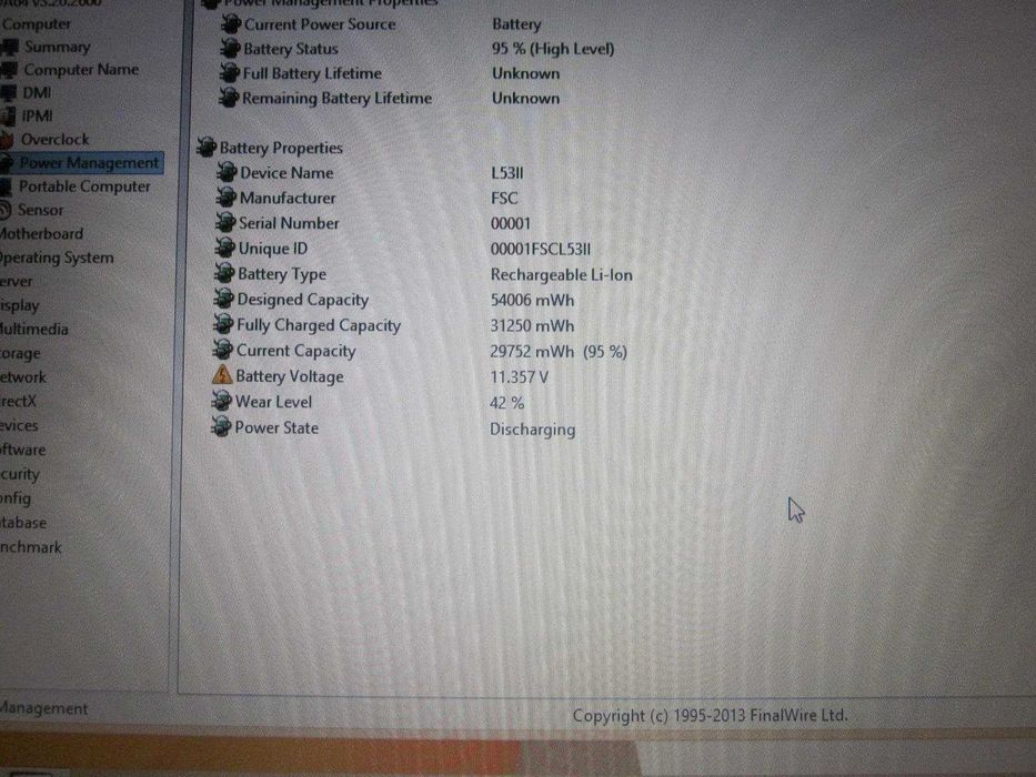 Ноутбук Fujitsu Amilo Pi2512 15.4" / 2 ядра/ 2 гига/ 320gb/ Бат 1 час