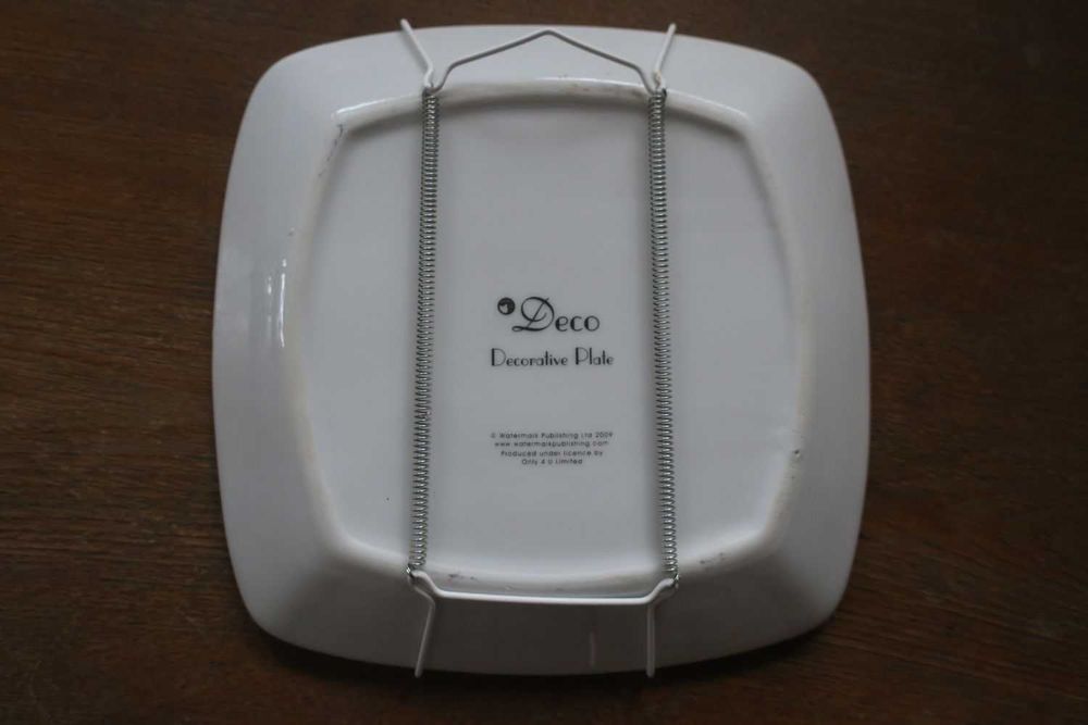 Stary porcelanowy talerz styl Art Deco