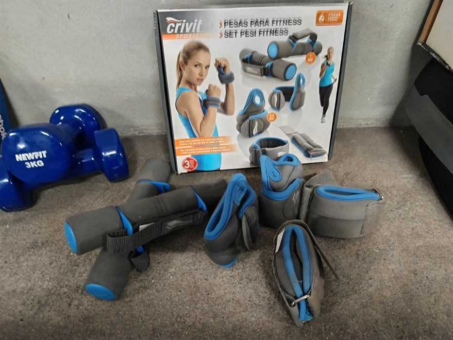 Equipamentos de ginásio  pesos, cordas