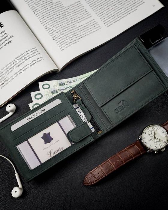 portfel skórzany rfid loren