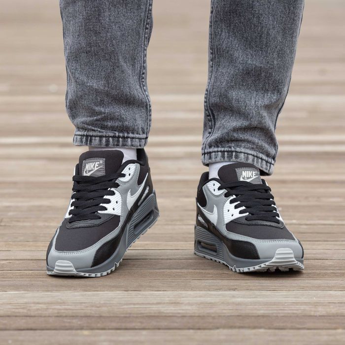 Кросівки Nike Air Max 90 Black/Grey/White premium