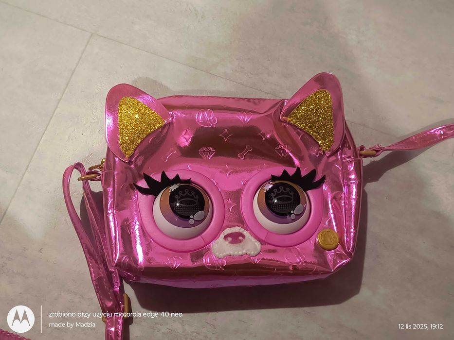 Torebka neonowa interaktywna