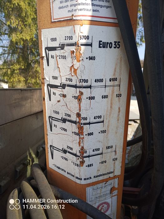 Iveco ML75E14 HDS  żuraw TIRRE euro 35
