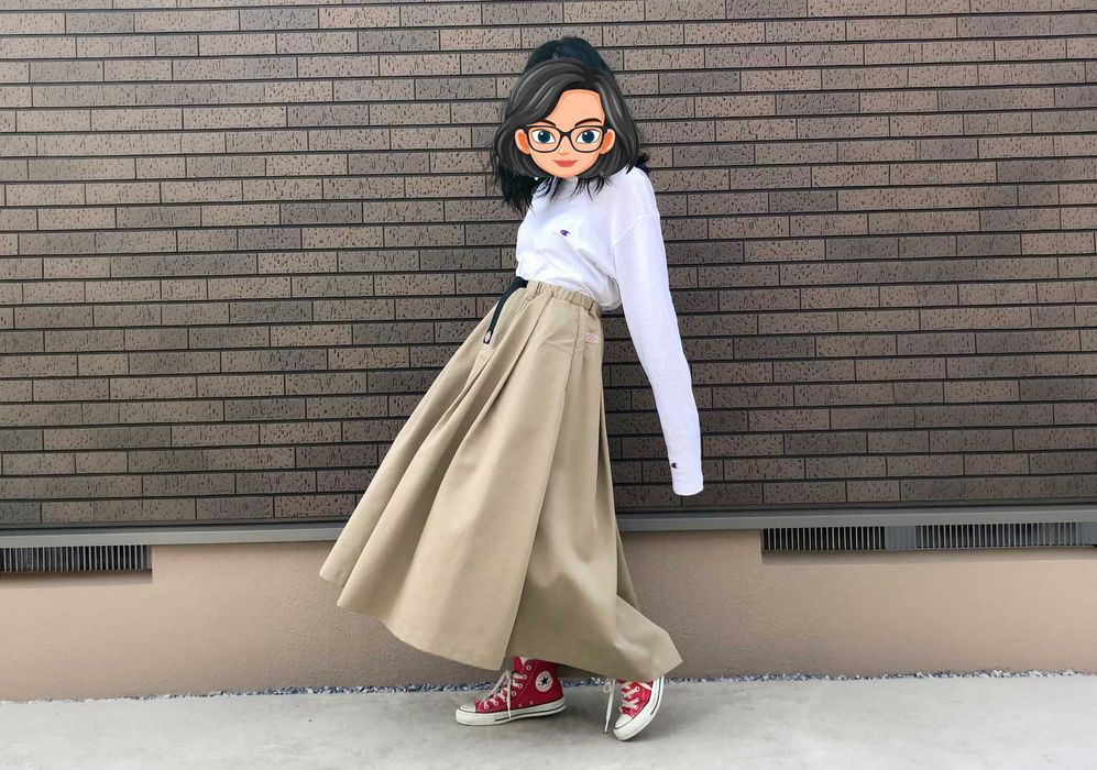Спідниця Dickies x  Gramicci x Freak’s store  “Volume Skirt” розмір S