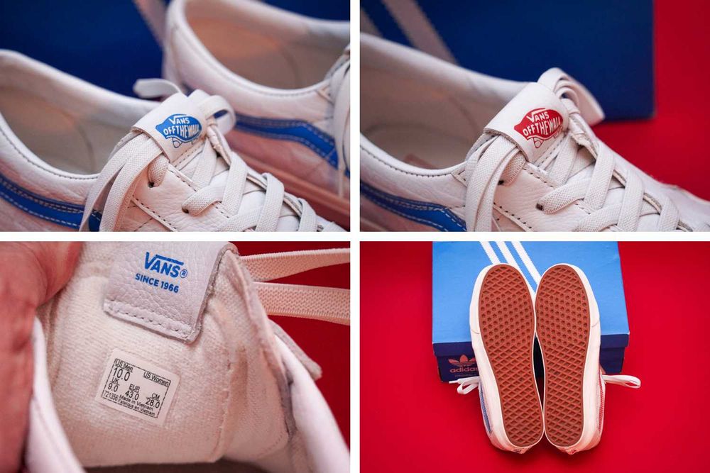 Vans SK8-Low Skórzane Trampki Edycja Limitowana 'Two-Tone' 43 / 28cm