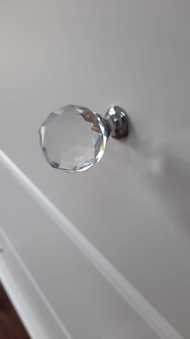 Komoda Paris glamour biała 120