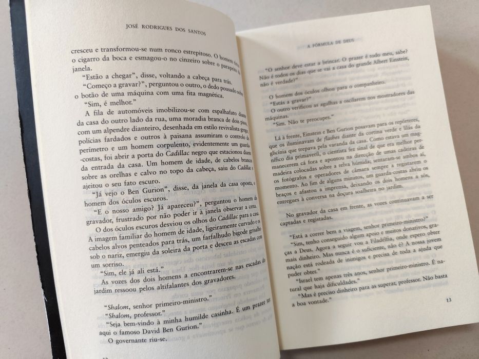 Livro A Formula de Deus de José Rodrigues dos  Santos