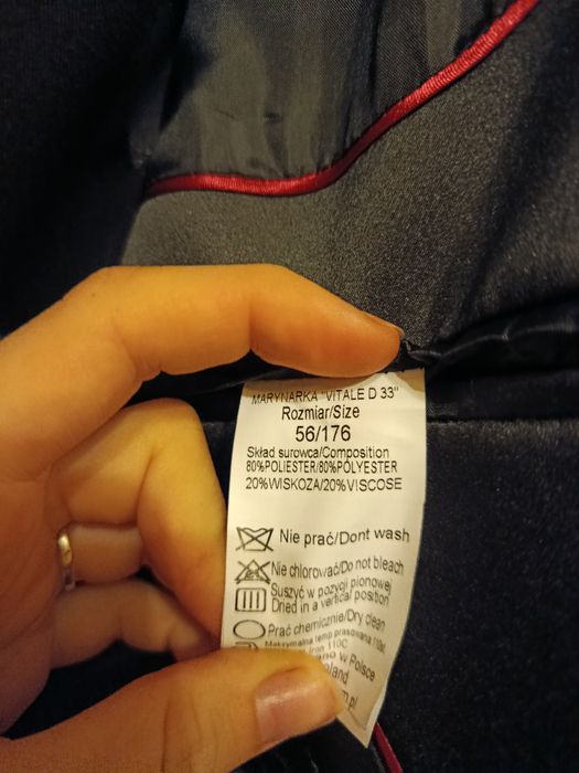 Smoking ślubny męski