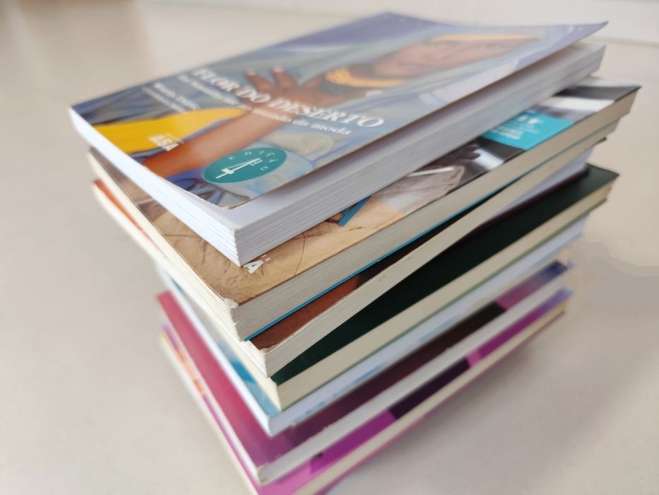 Lote de livros sobre Mulheres (Romances / Testemunhos)