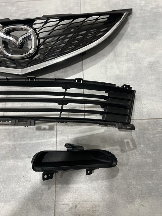Решетка mazda 6 gh, решетка бампера мазда 6 gh, заглушка мазда 6 gh