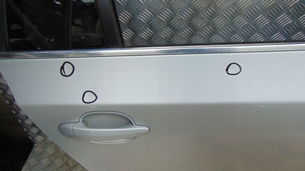 drzwi prawy lewy tył tylne bmw e61 titansilber