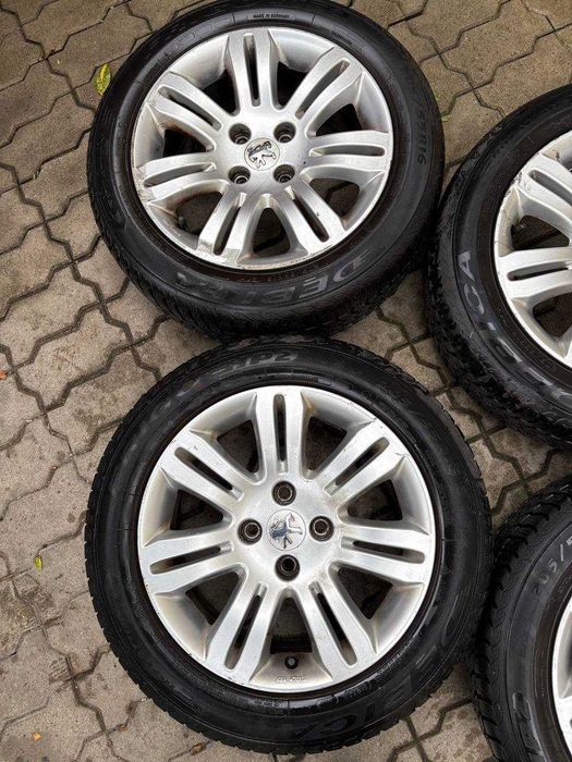Колеса Пежо Р16 4/108 Peugeot шини зима 205/55