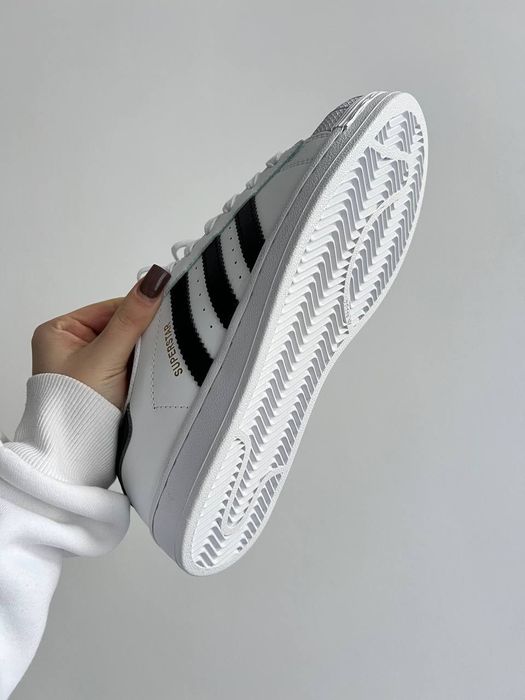 Кросівки Adidas Superstar Footwear White Black Унісекс Суперстар ТОП