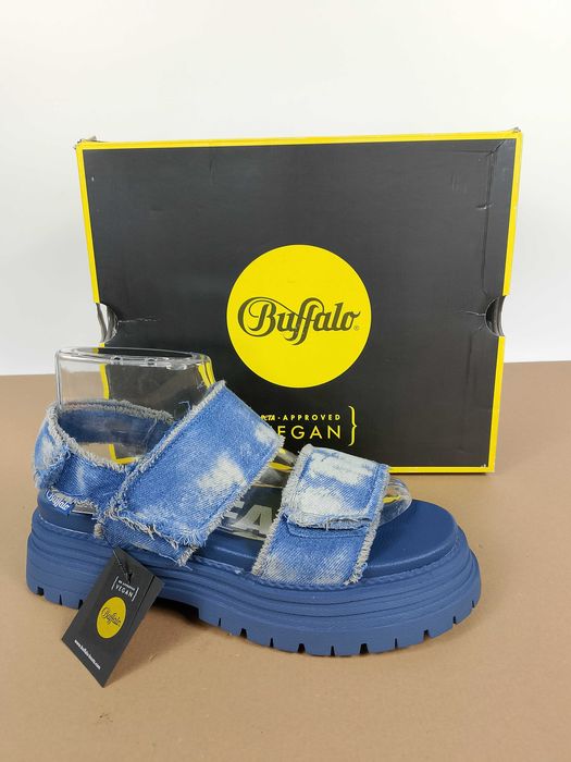 Buffalo Lennox wegańskie sandały jeans 41