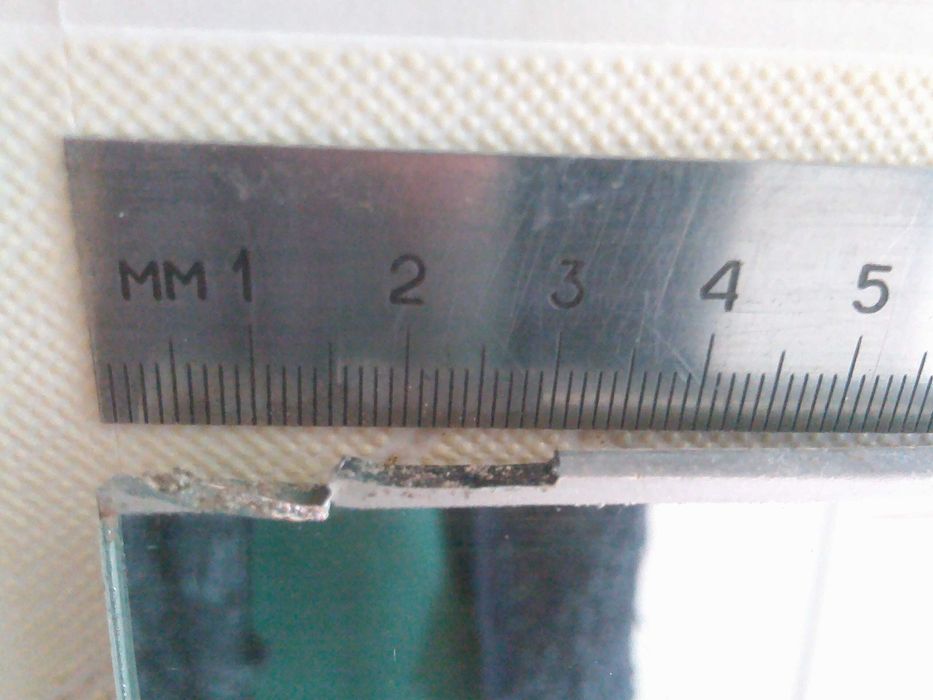 Дзеркало/ зеркало мебельное 4 мм х 422 мм х 1080 мм  1986 г. Самовывоз