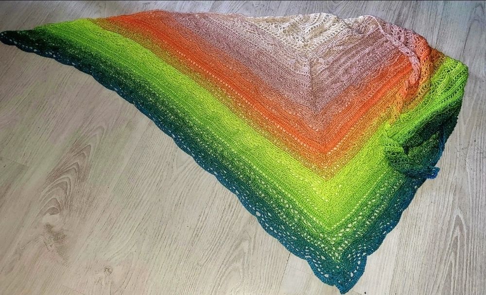 Chusta ombre handmade