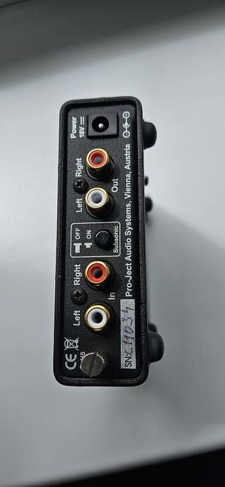 Przedwzmacniacz gramofonowy phono box  Pro Ject