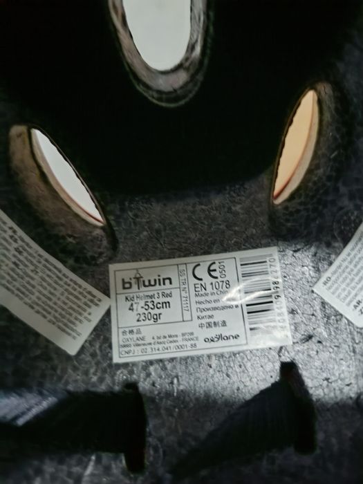 Capacete Infantil Vermelho