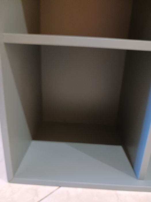 Móvel de parede EKET 4 cubos do IKEa

Azul acinzentado

35×35×35

1 cubo

Combina com outros módulos 

Em bom estado