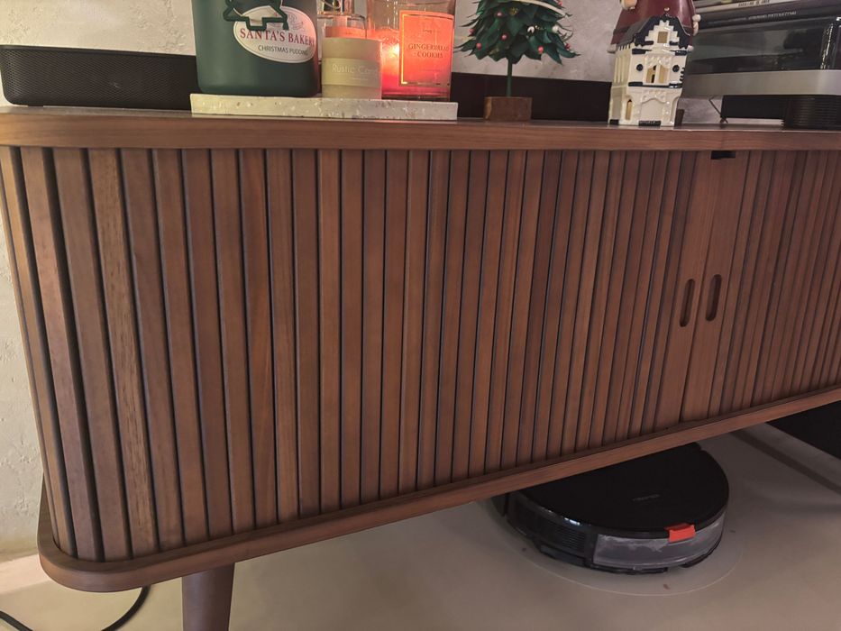 Szafka RTV/Komoda Zuiver BARBIER orzechowa 120 fornir