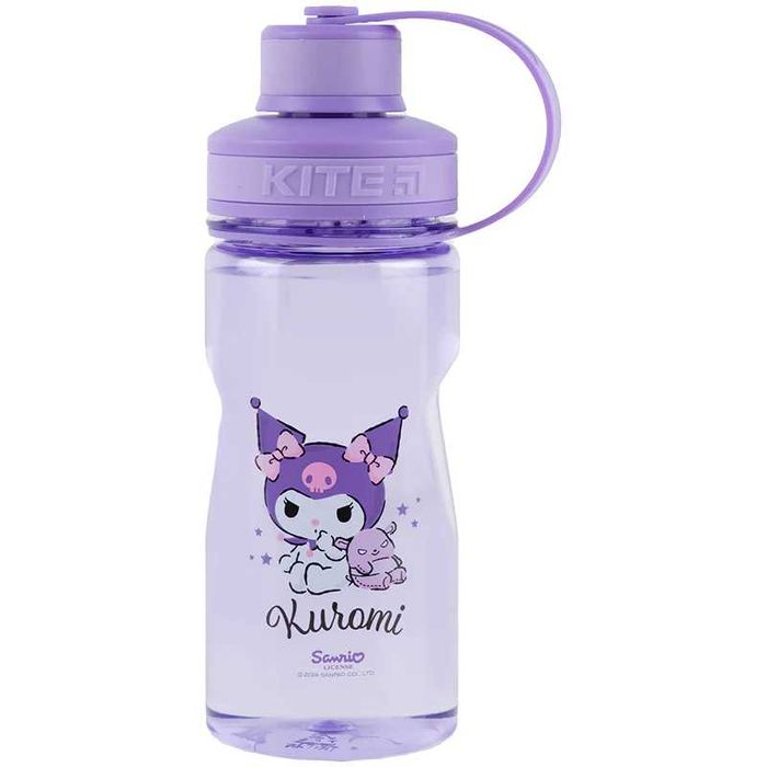Пляшечка для води Kite Kuromi HK24-401, 550 мл_HK24-397, 500 мл, фіолетова_ТермосHK24-301. 350 мл