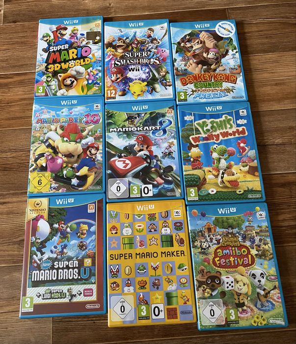 Nintendo GameCube, Wii, WiiU: Zelda, Resident Evil, Dead Space, Mario