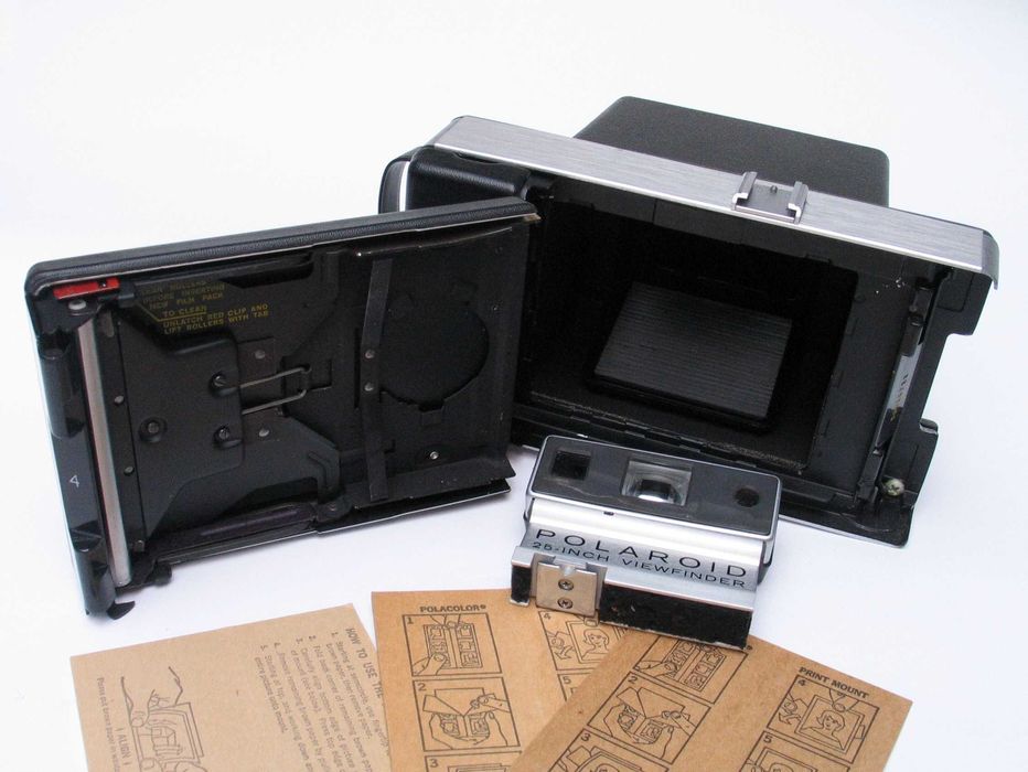 Aparat otworkowy Polaroid instant pinhole + hangrip i film Polapan 664