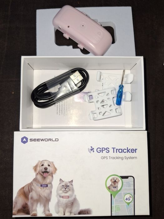 Lokalizator GPS dla Psa Kota SEEWORLD 4G | Nowy | Komplet