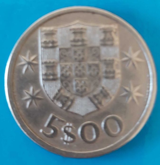 5$00 de 1963 Republica Portuguesa