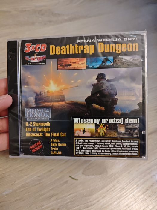 Nowa folia Deathtrap Dungeon CD Action 03/2002 gra komputerowa PC