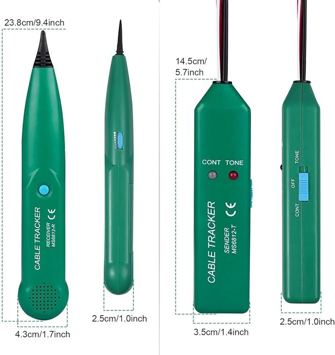 MS6812 tracker kablowy, profesjonalny tester kabli,