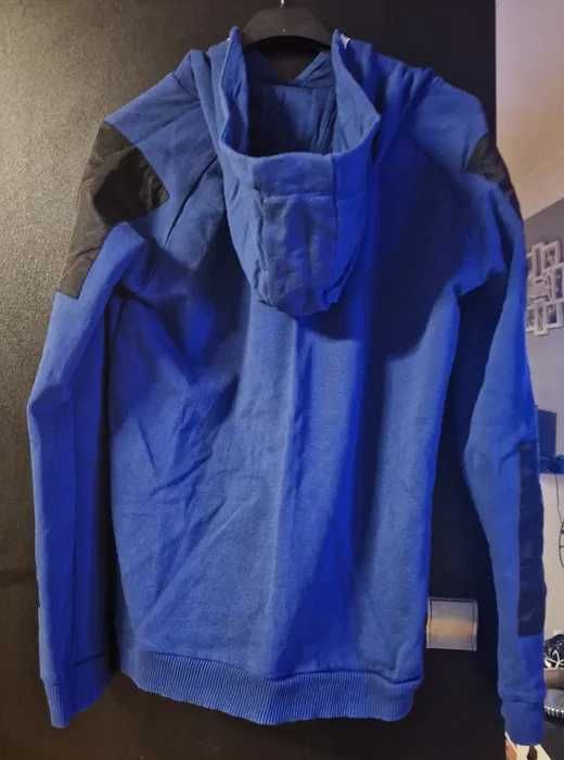 Bluza guess niebieski kaptur rozmiar S bawełna unisex