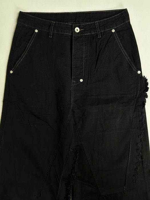 Rick Owens DRKSHDW клеш джинсы черные чорні джинси banana boot cut