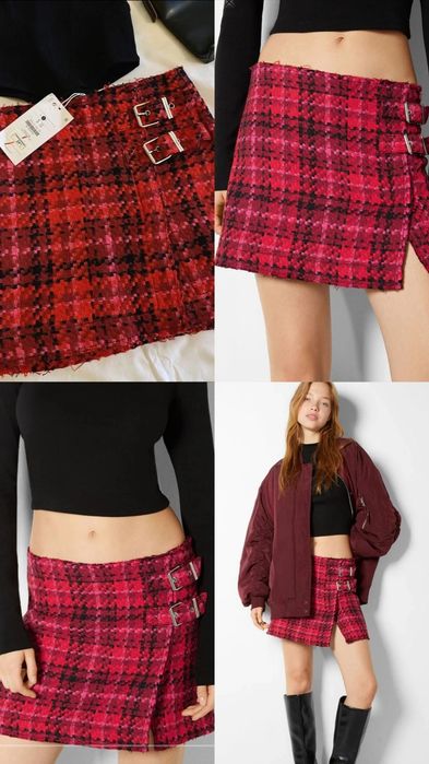 Нова твідова спідниця Bershka