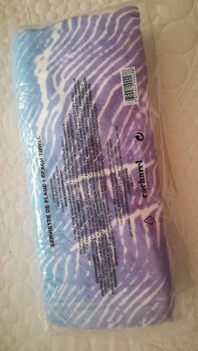 Cacharel toalha de praia toalha de banho beach bath towel NOVO SELADO