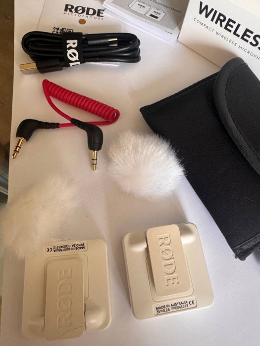 Мікрофон бездротовий RODE Wireless GO White оригінал комплект