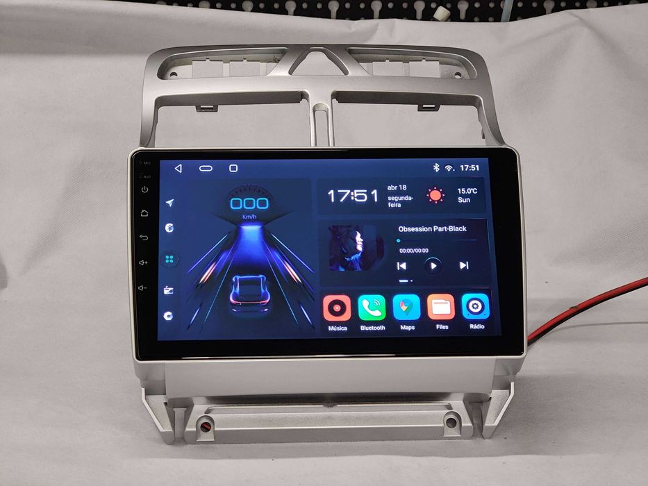 Rádio 2 din android PEUGEOT 307 • Wifi - GPS - Bluetooth + CÂMARA