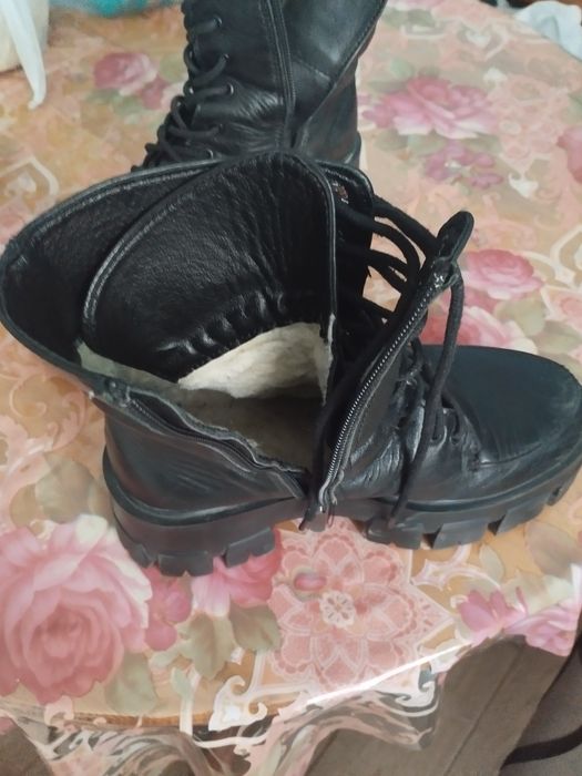 Ботінки жіночі, шкіряні
