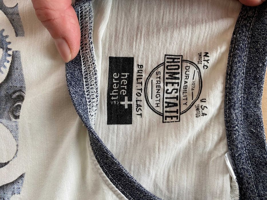 Koszulka print czaszka roz. 170/176 lub męskie M