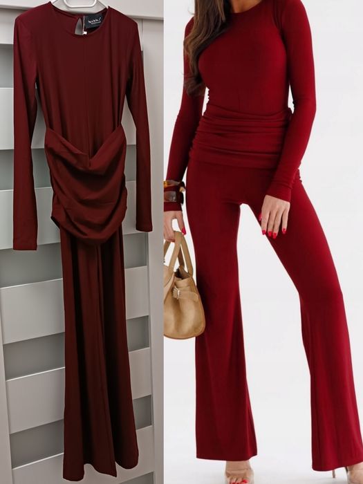 Kombinezon M na M L by o La La wino bordo merlot