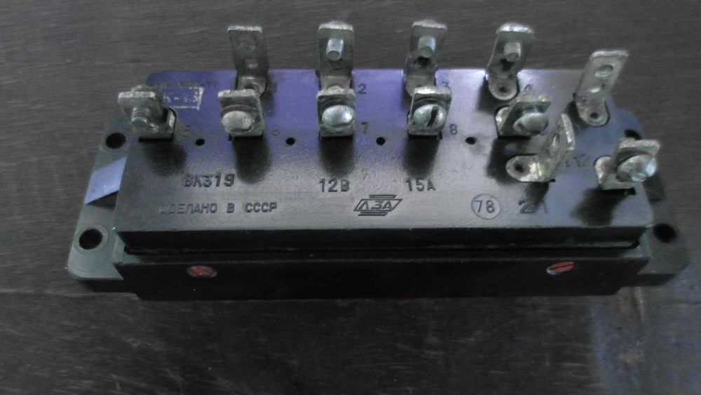 Переключатель  5 ти клавишный  ВК 319  12в  15А