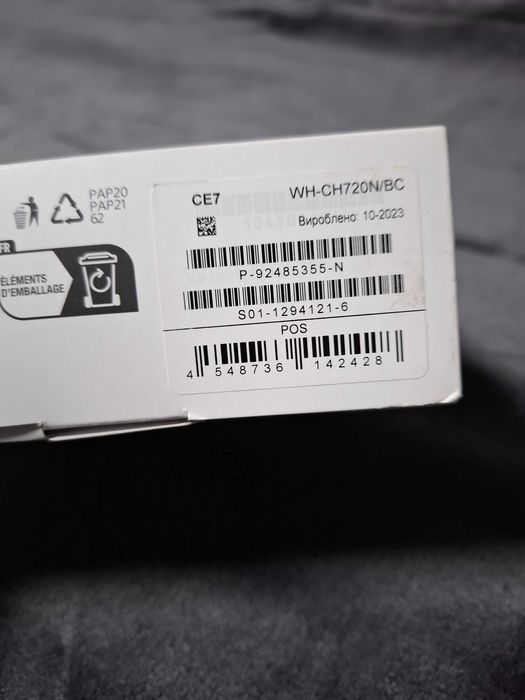 Навушники Sony WH-CH720N Black