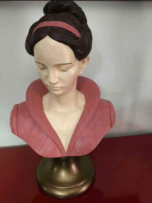 Busto Gesso Pintado