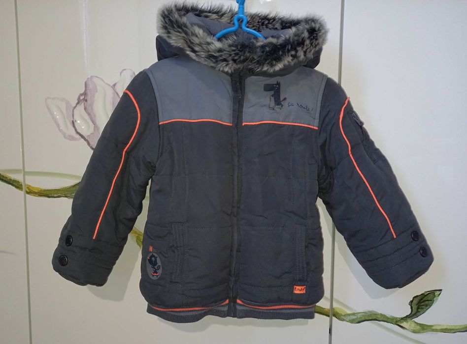 Тепла весняна осіння куртка демісезонна курточка парка 1 рік 74