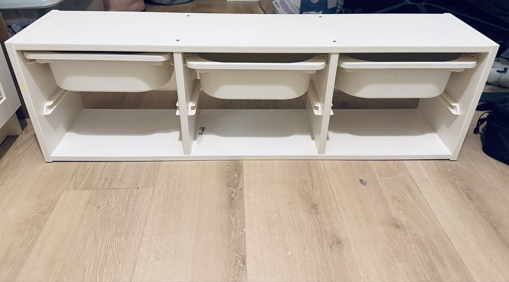IKEA TROFAST ścienny bialy 99x30cm
